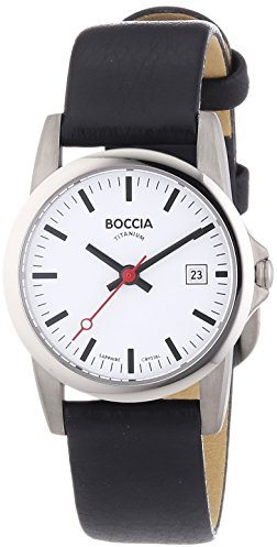 Boccia Damen-Armbanduhr XS Analog Quarz Leder 3298-04