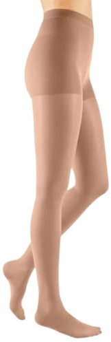 medi mediven elegance Kompressionsstrümpfe Kompressionsstrumpfhose | CCL2 | Größe: V | Offene Spitze | Normal | Ohne Haftband