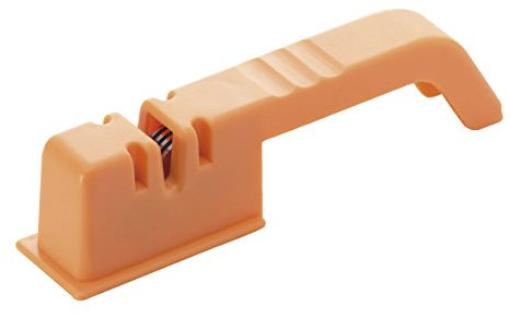 Excelsa Abili Affilacoltelli, Plastica, Arancione, 13 x 2 x 3.5 cm