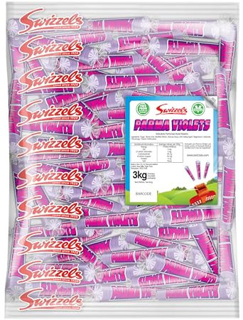 Swizzels 3kg Bulk Sweets Bag of Parma Violets - Party Pack
