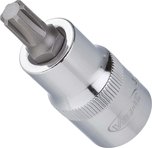 Vigor chiave esagonale 12,5 = 1/2 pollici Ribe cacciavite Torx per innenke iLP ROFIL, larghezza chiave: M 9 ∙ lunghezza totale: 55 mm, 1 pezzi, v2206