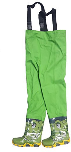 TAMS Kinderwathose Grün 26/27 Matschhose Kinder wathose Anglerhose Fischerhose Spielhose