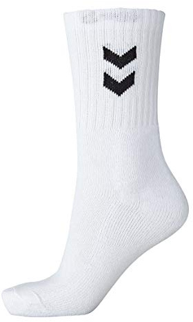 Hummel, 3-pack Basic Socken, Weiß, 10 EU