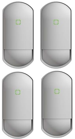 Pack of 4 Professional 2nd Generation PIR Detector, Pet Friendly Feature for Wired Burglar Alarm