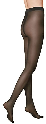 KUNERT Damen Strumpfhosen Satin Look 40 semi-blickdicht glänzend 40 DEN Carbon 3420 40-42