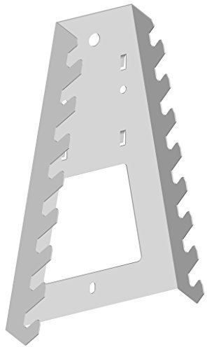 Element System 11410-00002 Werkzeughalter Maul, Ringschlüssel/für Werkzeuglochwand/Lochplattenwand/weiß