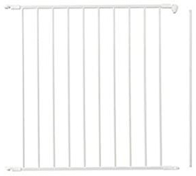 BabyDan Flex Sektion/Verlängerung, Weiß, 72 cm: für Schutzgitter Flex M / L / XL/ XXL sowie Laufställe Park-A-Kid und Square - hergestellt in Dänemark