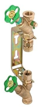 Wasserzählerbügel - mit Armaturen, senkr verstellbar, Qn 2,5 m³/h-1 x 1