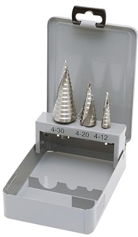 Kraftwerk Stufenbohrer 18000 – Set 3 Helicoidal HSS Co5