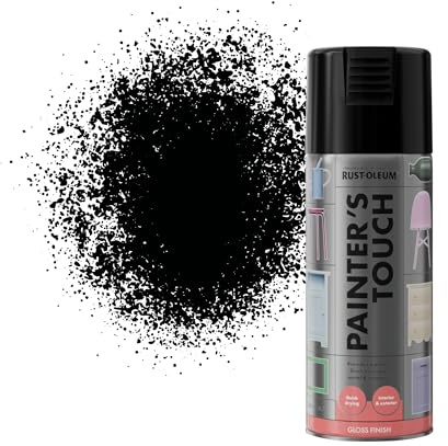 Rust-Oleum 400ml Painter's Touch Spray Paint Aerosol - Gloss Black
