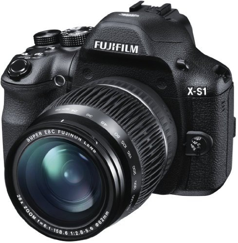 Fujifilm X-S1 Fotocamera Digitale 12 MP, Sensore CMOS EXR 2/3 Pollici, Zoom 26x 24-624 mm, Stabilizzatore Ottico