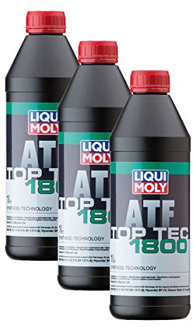 3x LIQUI MOLY 3687 Top Tec ATF 1800 Automatik Getriebeöl 1L