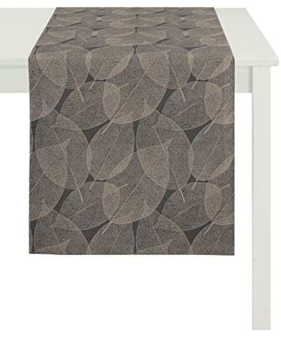APELT 3301 48x140 89 Läufer, Polyester, schwarz