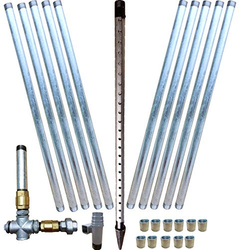 11 m Brunnen Bauset mit Pumpenstock --“Selbstbauer“--für Rammbrunnen o. Schlagbrunnen _-=-_ Auch im Sortiment sind versch. Brunnenbauset Brunnenrohr Brunnenfilter Erdbohrer Schwengelpumpe also alles für den Brunnenbau