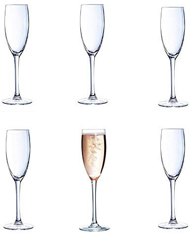 24X Chef & Sommelier Cabernet Tulip Champagne Flutes 160ml 225X56mm Wine Glasses