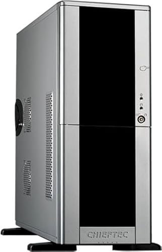 Chieftec LCX-01SL-SL-B Silber/Schwarz PC Gehäuse MediumTower 4 x 5.25 Silber