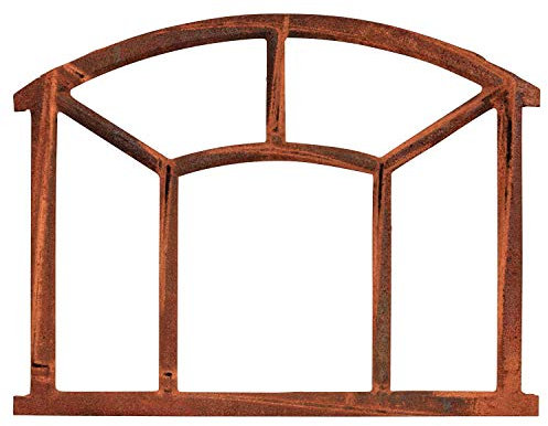 aubaho Nostalgie Stallfenster 48x62,5cm Fenster Eisen Rost Antik-Stil Eisenfenster