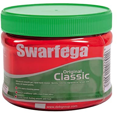 Swarfega Original Classic Hand Gel, Rapid Action Hand Wash for Working Hands, Smooth Green Gel Formula with Added Conditioner, Gentle on Skin, 275ml Tub