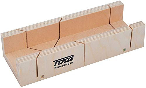 Gehrungsschneidlade aus Birkensperrholz 240x60x35 mm