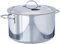 Spring 285540620 Cristal - Olla con tapa (20 cm), color plateado