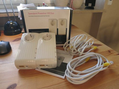 Telekom T-Mobile Speedport Powerline 100 Duo Datenuebertragung