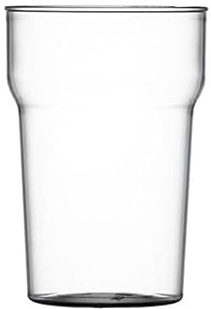 Cater4You Polycarbonate Half Pint Nonic Glass CE - Pack of 10