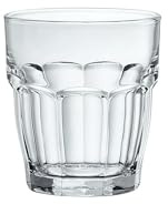 Bormioli Rocco Rock Bar Juice Glasses, Set of 6-7.25 Oz. Stackable Drinking Glasses for Cocktails, Desserts & Soft Drinks - Space-Saving Everyday Glass Tumblers, Dishwasher Safe