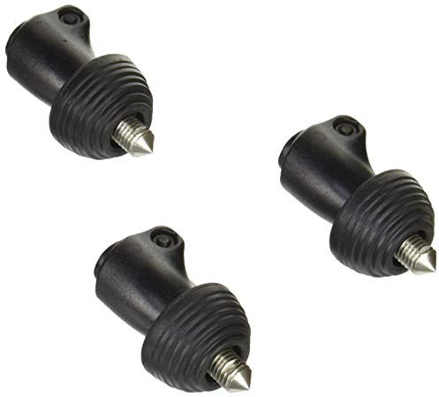 Manfrotto 439SPK2 Accessorio per Treppiede, Serie 190, Kit 3 Piedini Reversibili con Puntale Metallico, in Alluminio e Plastica, Nero