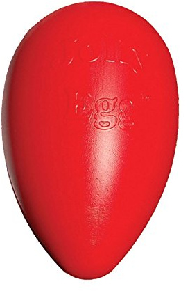 Jolly Pets Jolly Egg Dog Toy, 12 Inches/Large, Red
