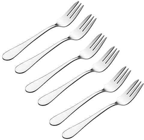 Viners Select 18.0 Stainless Steel Pastry Folks, Set of 6