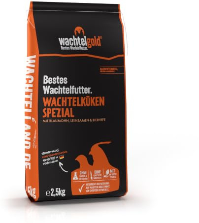 wachtelgold Küken Spezial 2,5kg Wachtelfutter ab Tag 1