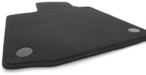 kh Teile Fußmatte/Velours Automatte Fahrermatte Fahrerseite Matte schwarz