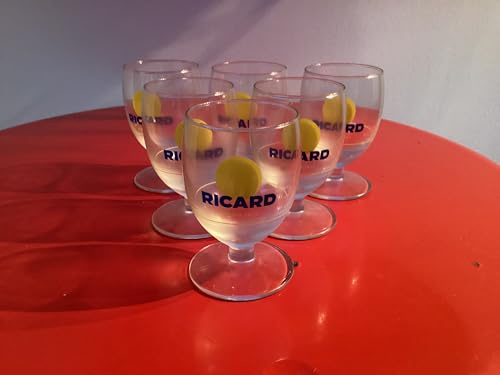 RICARD Lot de 6 Verres Ballon 17cl Neuf en Carton