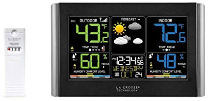 La Crosse Technology Station météo sans fil de couleur horizontale
