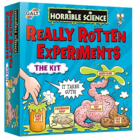 Galt Toys, Horrible Science - Really Rotten Experiments, Science Kit for Kids, Ages 8 Years Plus