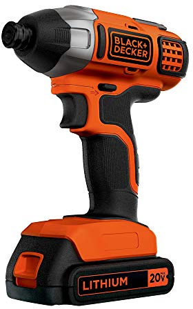 BLACK+DECKER 20V MAX* POWERCONNECT 1/4 in. Cordless Impact Driver Kit (BDCI20C)