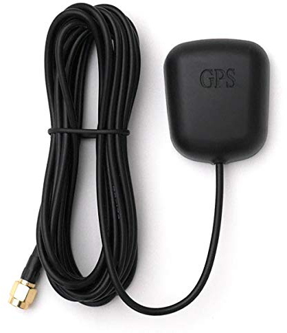 Waterproof GPS Active Antenna, Magnetic Base, 28dB Gain, 3-5VDC, SMA