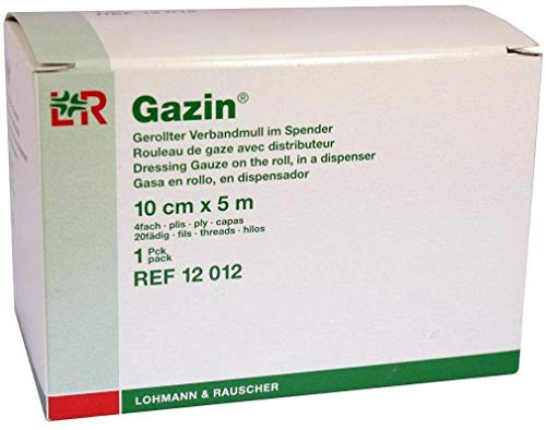 GAZIN Verbandmull 10 cmx5 m 4fach gerollt 1 St