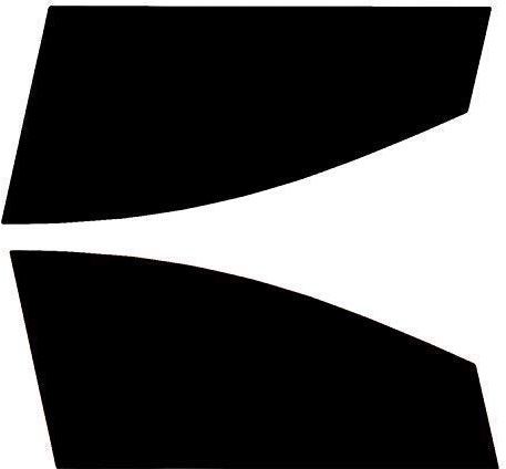 PSSC Pre Cut Front Car Window Films for Ford Focus 5 Door Hatchback 2011 to 2016 50% Light smoke Tint