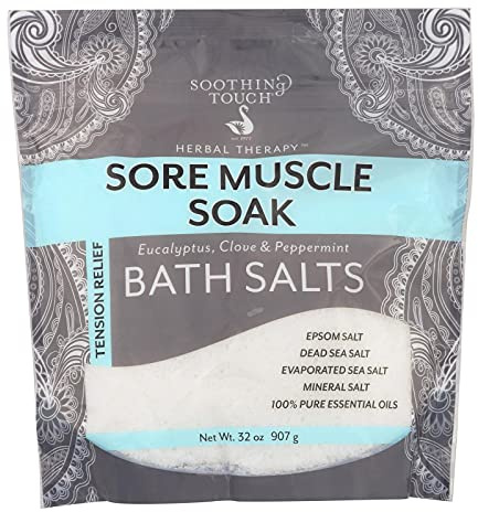 Soothing Touch Bath Salts, Muscle Soak, 32 Ounce
