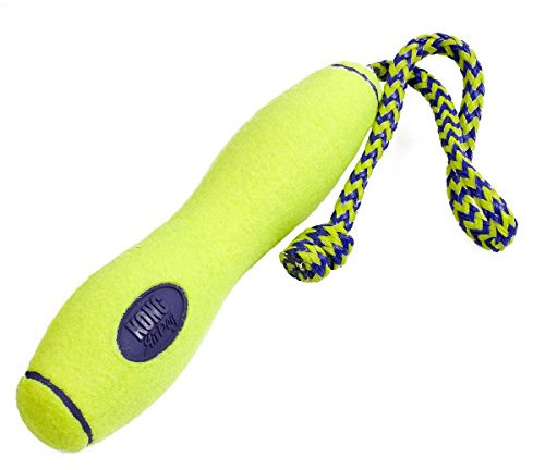 KONG Air Dog Fetch Stick with Rope Dog Toy, Medium