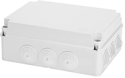Gewiss BOÎTE de DÉRIVATION avec COUVERCLE BAS À VIS - IP55 - DIMENSIONS INTERNES 300X220X120 - PAROIS avec PASSE-FILS À GRADINS À ENTRÉE DIRECTE