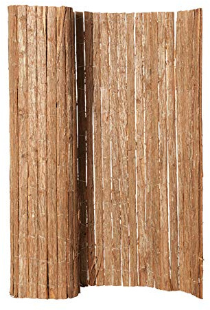 Hiss Reet® Baumrinde Sichtschutz, Rindenmatte I Perfekter Windschutz & Sichtschutz für Balkon, Zaun & Garten I verschiedene Größen (180 x 300 cm)
