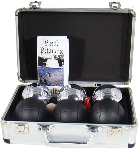 Sunsport Petanque Alsace Garden Game - 2 Player/Team Set with Carry Bag | Classic Boules Game for Outdoor Fun | Idea for Summer Parties, Camping, & Beach