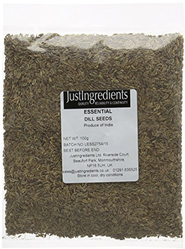 JustIngredients Essentials Dill Seeds, 100 g - Pack of 5