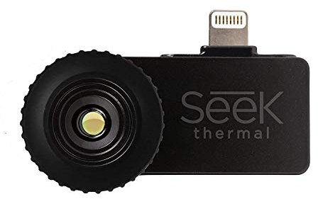 Seek Thermal LW-AAASeek Thermal Compact Thermal Imaging Camera for Apple iPhone iOS Phones, Black