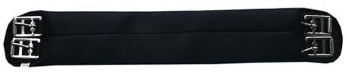 Amesbichler AMKA - Tracolla morbida per sella, in neoprene, colore: Nero