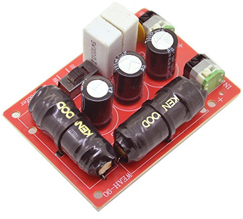 200W Pure Bass Subwoofer Crossover Second-Order Crossover Frequency Distributor Divider 2 Way Speaker Audio Crossover Filter