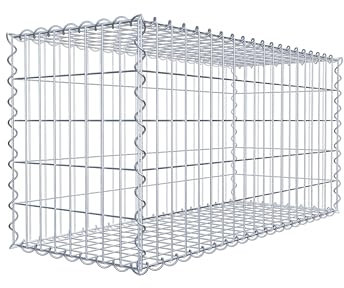 GABIONA Gabbioni in Rete Metallica, Resistenti alle intemperie, Made in Germany, Adatti al riempimento con Pietre | Dimensione della Maglia 5 x 10 cm (100 x 50 x 40 cm)