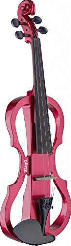 Stagg EVN x-4/4 MRD voller Größe Elektrische Violine Outfit – Rot